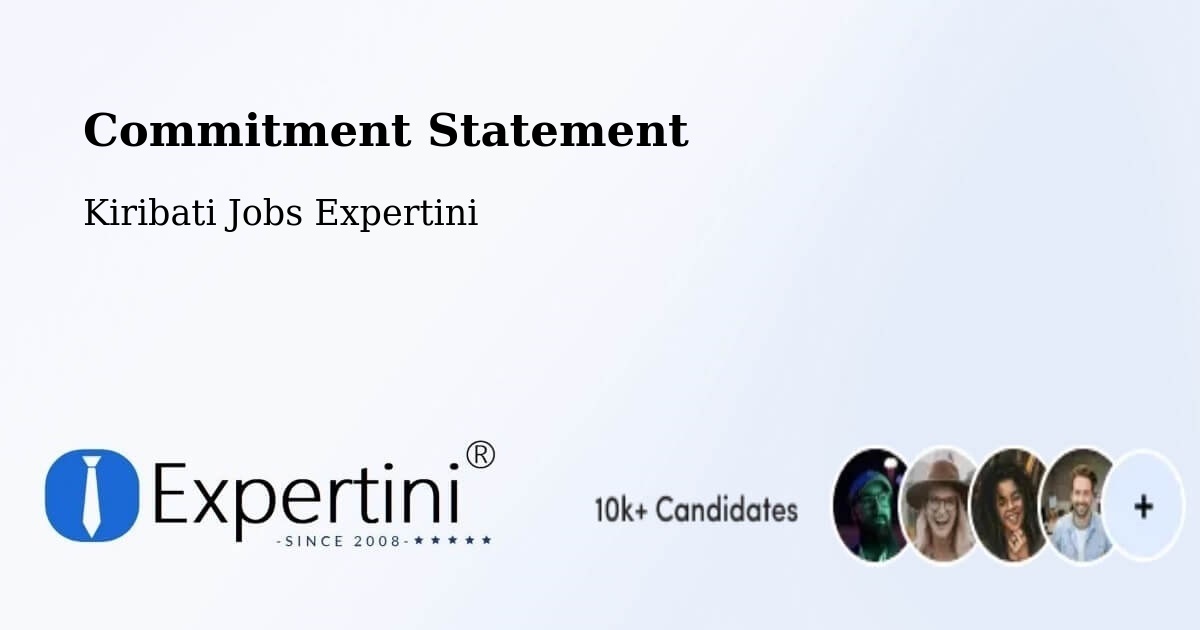 Corporate Commitment – Banaba - Kiribati Jobs Expertini