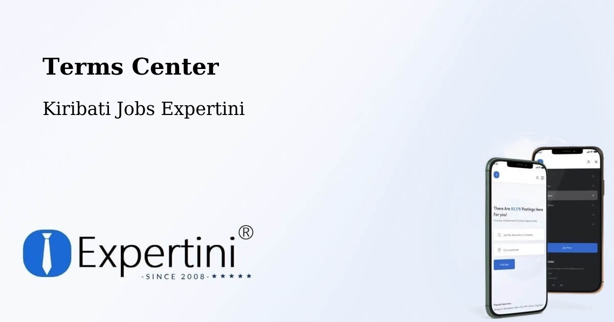 Terms of Service – Banaba - Kiribati Jobs Expertini